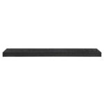 43″ Black Wooden Floating Shelf