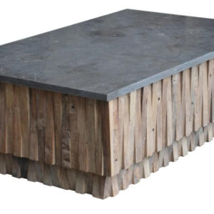 Olive Ash Burl Oval Coffee Table