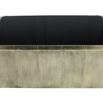 Black Glass Top Metal Coffee Table