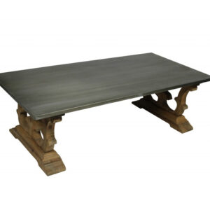 12' x 12' x 17 Buffed Paisley Square Stool