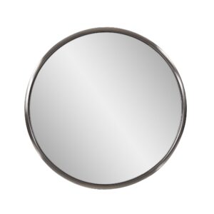 20' Brushed Titanium Round Wall Mirror