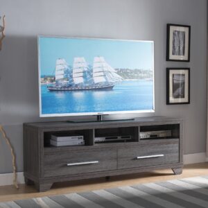 63 x 2 x 84 Silver Wood 3 Panel  Screen