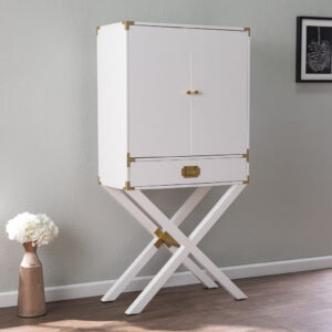 46' X 18' X 80' Antique Gold Curio Cabinet