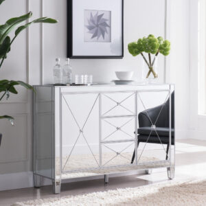 Cosmopolitan Black and White Leather Stool