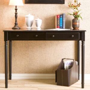 Nory Light Gray Oak Three Drawers Computer Desk
