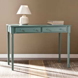 Acacia and Pinewood Black Writing Desk