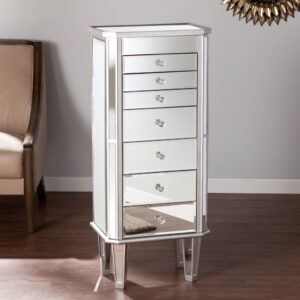 Nory Light Gray Oak Three Drawers Computer Desk