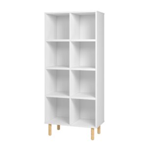 Iko 78" White Modern Abstract Open Shelving Unit
