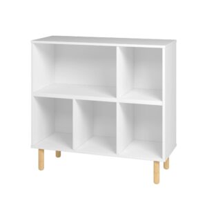 White Wall Mount Desk with Drawers