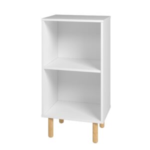 Iko 78" White Modern Abstract Open Shelving Unit