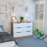 Modern Rustic White and Natural Dresser