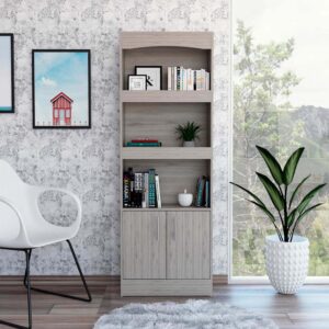 Vance Olive Ash Burl Bookcase