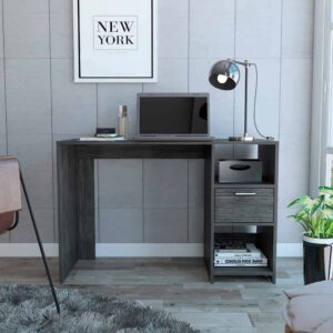 Black And Silver Writing Desk