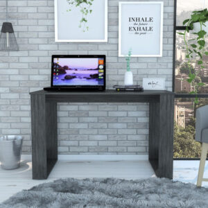 Rectangular Striped Falling Mirror and Console Table