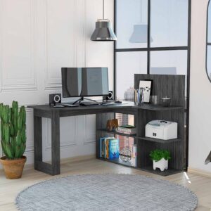 Gray Wall Mount Folding Desk