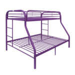 Purple Twin Over Full Size Bunk Bed
