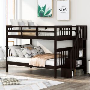 Black Upholstered Twin Platform Bed with Nightstand