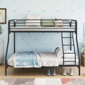 Beige Upholstered Full Platform Bed
