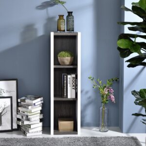 79" Modern Rustic Black Natural and Rattan Buffet Server