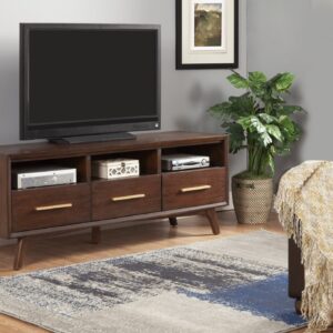 Stunning Modern Grey TV Console Cabinet