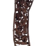 Desert Inspired Reclaimed Wood Sculpture Screen