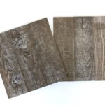 Set of Two Greywash Rustic Wood Wall Art Hanging Panels
