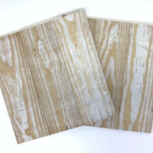 Set of Two Black Rustic Wood Wall Art Hanging Panels