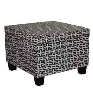 Flair 64" Black Mid Century Mod TV Console
