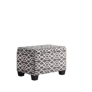 Nautical Gray Wash Wood Accent Cabinet