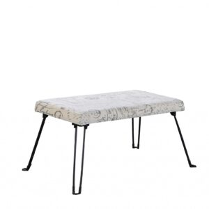 26" Gray Microfiber and Black Metal Counter Stool