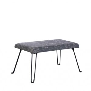 30” Gray Modern Faux Leather & Walnut Wood Swivel Bar Stool
