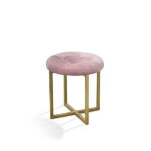 White Faux Leather And Espresso Wooden Bar Chair