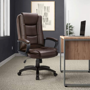 Black Mesh Fabric Rolling Office Desk  Chair