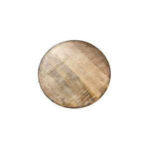 35' X 35' X 16' Natural And Black Particle Board Coffee Table