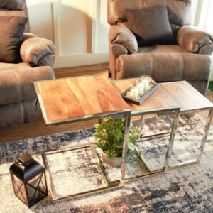 36" Glamorous Beige Leather Sofa
