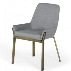 26" Gray Tufted Velvet Upholstered Bar Stool