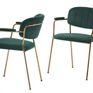 Rich Black Faux Leather Bar Stool