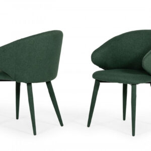 Set of Two Gray Faux Faux Leather Black Cantilever Chairs