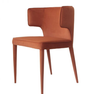 Set of Two Beige Faux Leather Cantilever Chairs