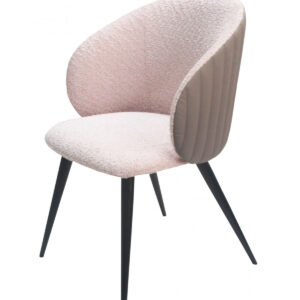 Dark Green Velvet Modern Curvilinear Dining Chair