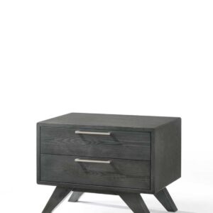 Modern Gray Faux Concrete and Glass Floating Coffee Table