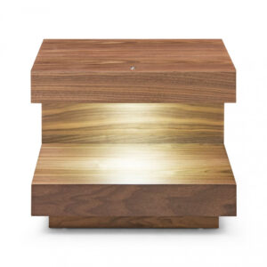 Classic White Three Drawer Nightstand