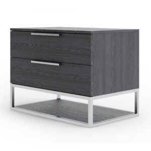Classic White Three Drawer Nightstand
