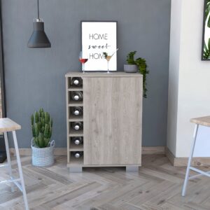 Vivienne Grey Bone Inlay Accent Chest