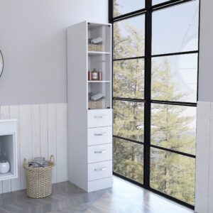 White and Gold Moroccan Dynasty Three Door Accent Cabinet