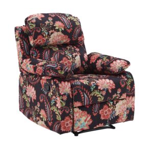 Faux Leather Power Motion Lift Recliner in Red