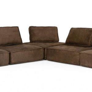 37" Chic Black Leather Loveseat