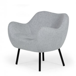 Set of 4 Modern White Barstools with Chrome Legs