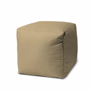 17  Cool Bright Hot Pink Solid Color Indoor Outdoor Pouf Cover