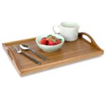 Designer Solid Teak 19″ Serving Tray